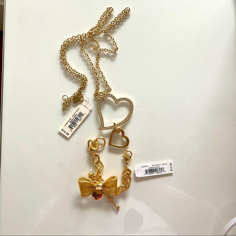 Guess Necklace and Bracelet